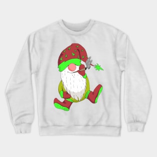 Gnome Stoner Crewneck Sweatshirt